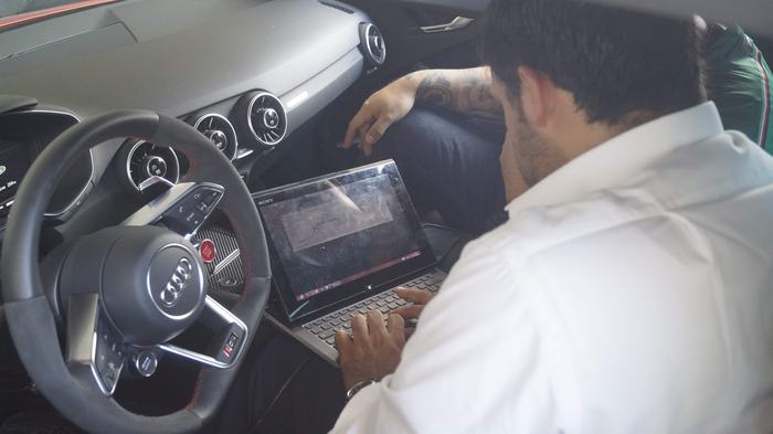 Diagnostico con laptop - taller mecanico Vicar Racing en Veracruz